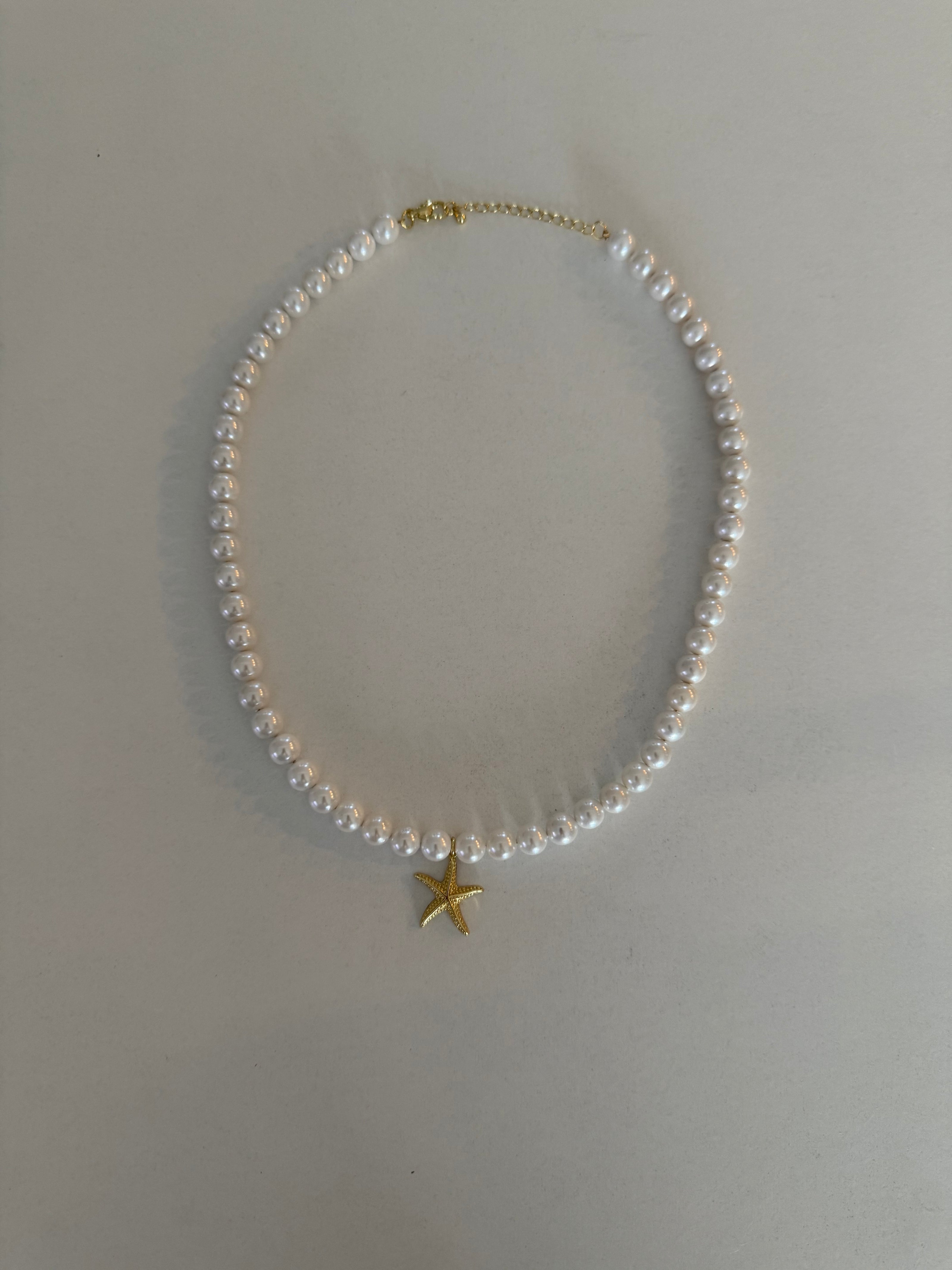 Pearl Charm Necklace