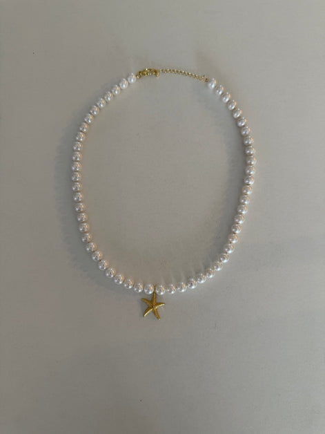 Pearl Charm Necklace
