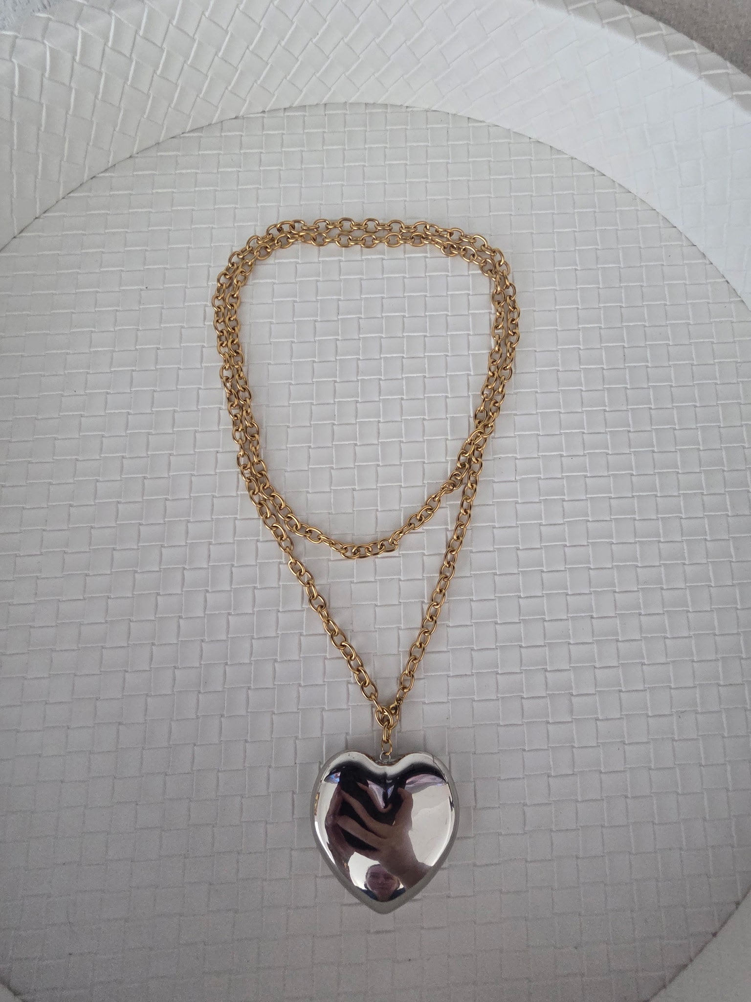 Bubble Heart Chain