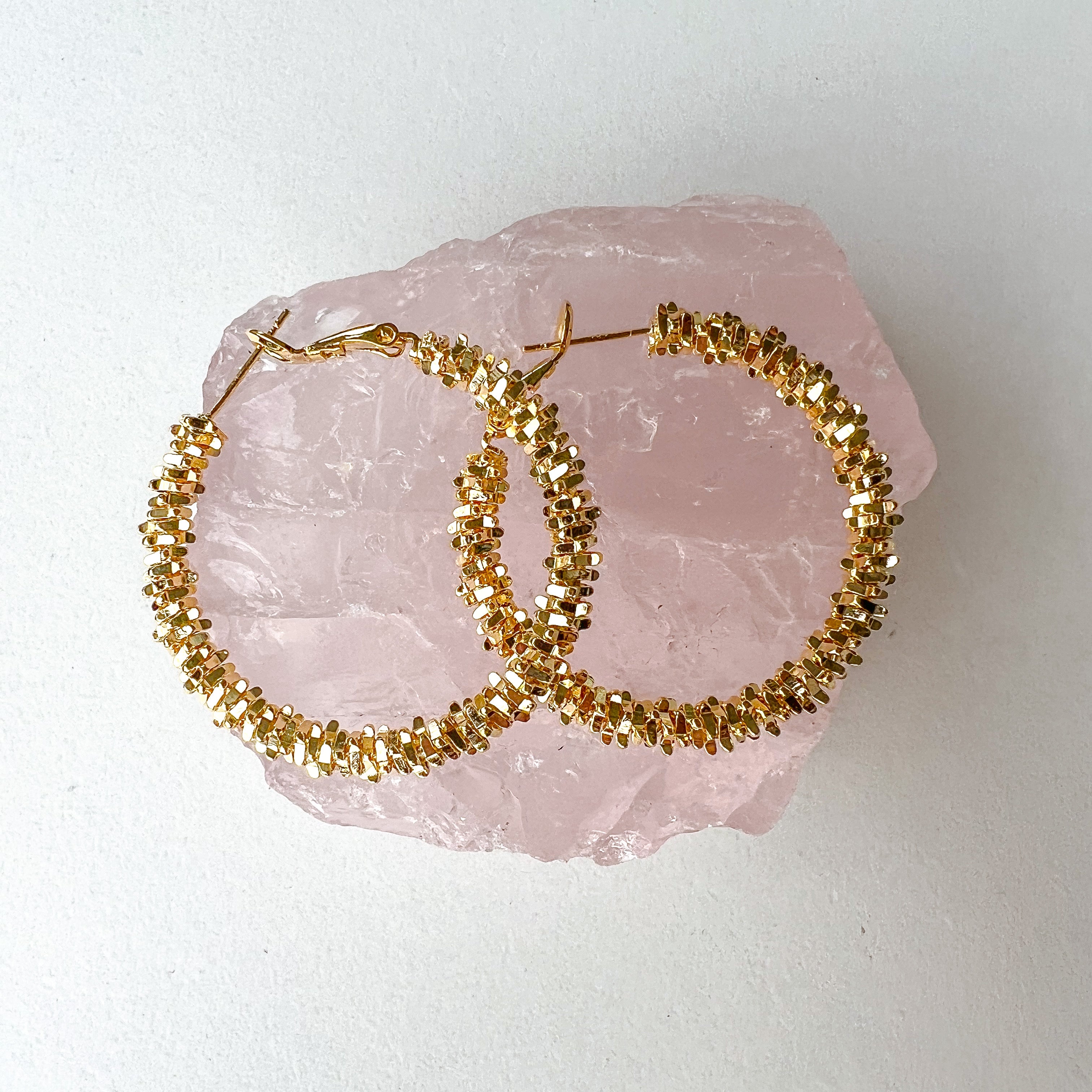 Lustra Hoop Earrings