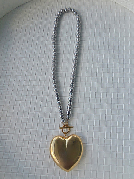 Bubble Heart Necklace