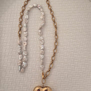 Ava Pearl Heart Pendant Wholesale