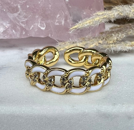 Twisted Rope Bling Rings Wholesale