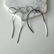 Bow Herringbone Earrings