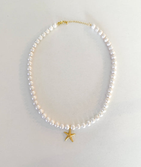 Pearl Charm Necklace Wholesale