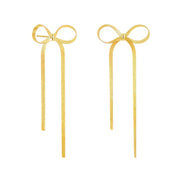 Bow Herringbone Earrings