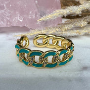 Twisted Rope Bling Rings Wholesale