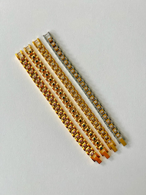 Watchband Gemstone Bracelet