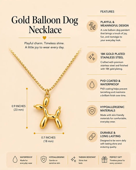 Balloon Dog Pendant