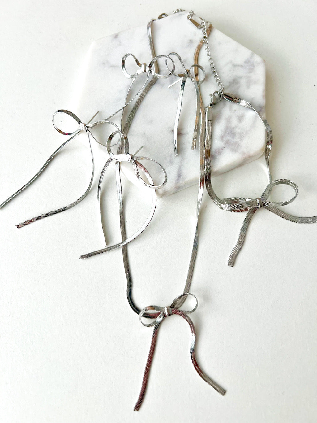 Bow Herringbone Necklace Wholesale
