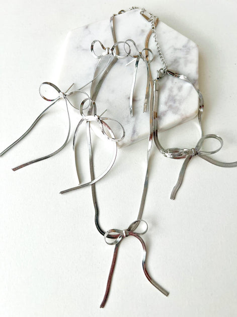 Bow Herringbone Necklace Wholesale