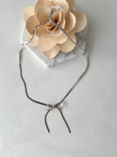 Bow Herringbone Necklace Wholesale