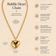 Bubble Heart Chain
