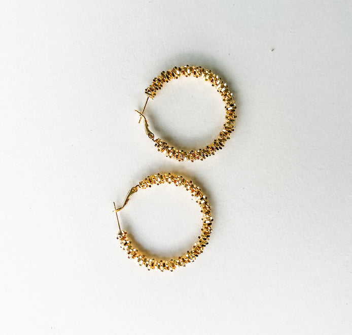 Lustra Hoop Earrings