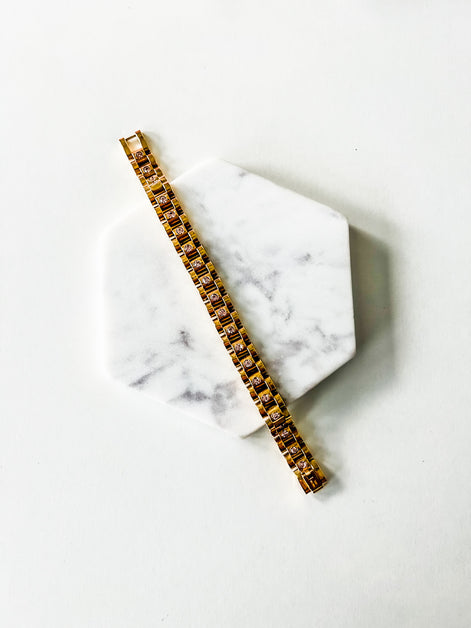 Watchband Gemstone Bracelet