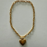 Scalloped Heart Necklace Wholesale