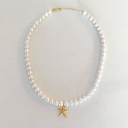 Pearl Charm Necklace