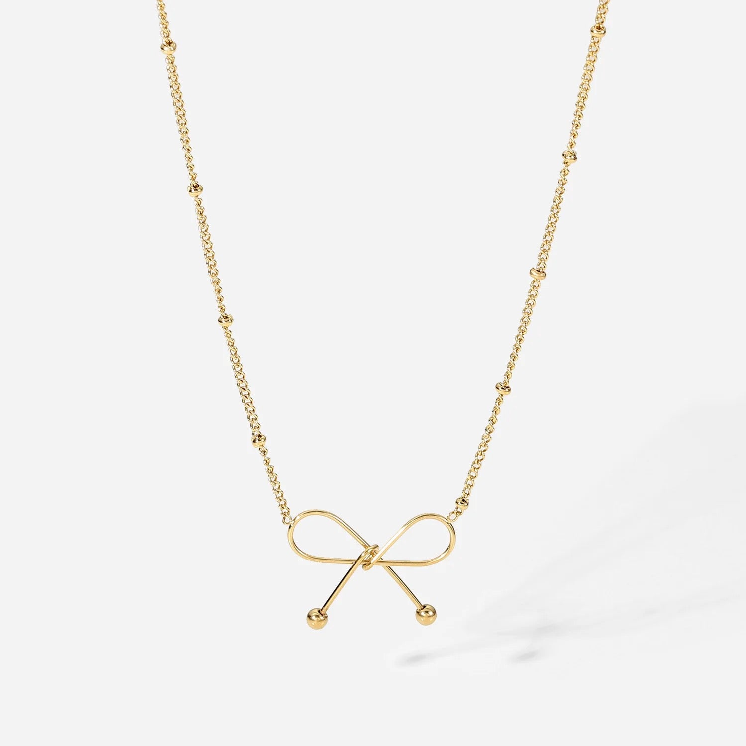 Dainty Bow Necklace
