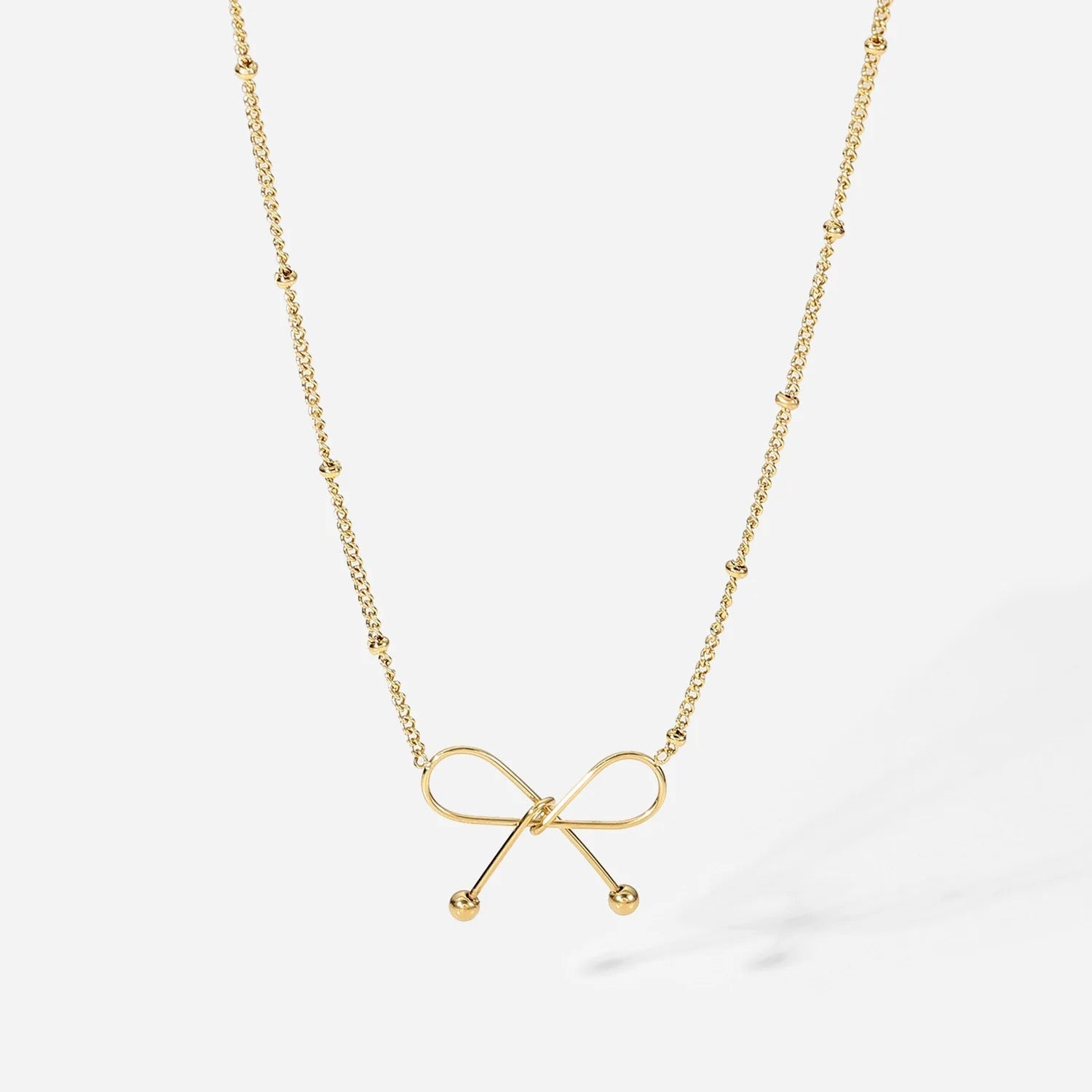 Dainty Bow Necklace Wholesale
