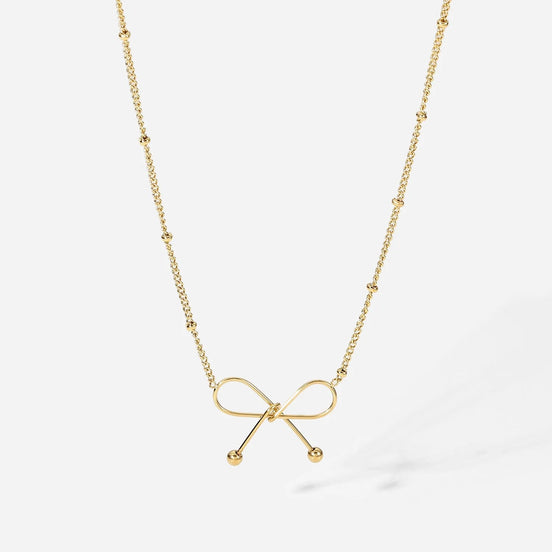 Dainty Bow Necklace Wholesale