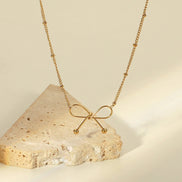 Dainty Bow Necklace Wholesale