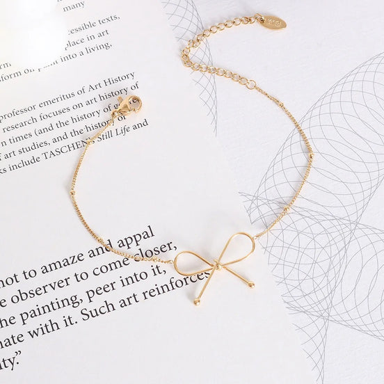Dainty Bow Bracelet