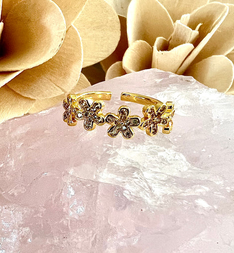 Daisy Sparkle Ring Wholesale