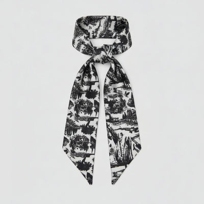 Black Toile Scarf Wholesale