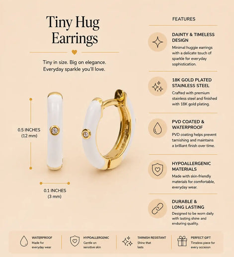 Tiny Hug Earrings