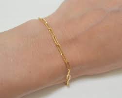 Paperclip Chain Bracelet