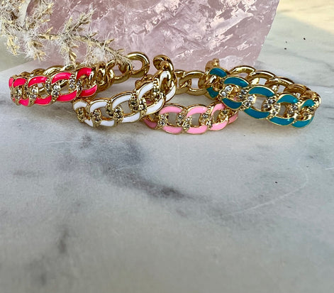 Twisted Rope Bling Rings