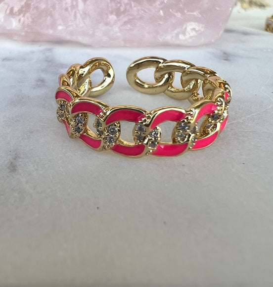 Twisted Rope Bling Rings