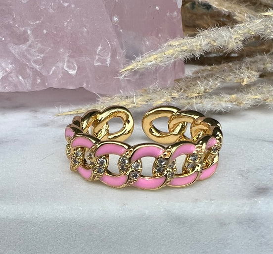 Twisted Rope Bling Rings