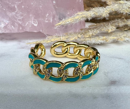 Twisted Rope Bling Rings
