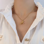 Jewelry Pet Dog Designs 18k Gold Plated Stainless Steel 2022 New Animal Charm Puppy Pendant Necklaces Balloon Dog Necklace